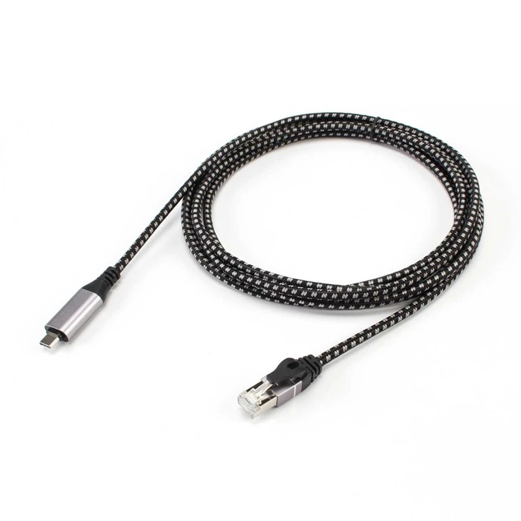 USB Type C ToRJ45 Ethernet Cable 1000 Mbit/S Lan Cable