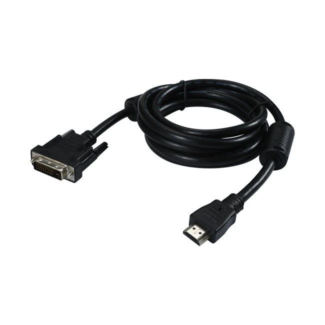 Sscrew Locking DVI-D Male To HDMI Male Cable With Ferretic Core
