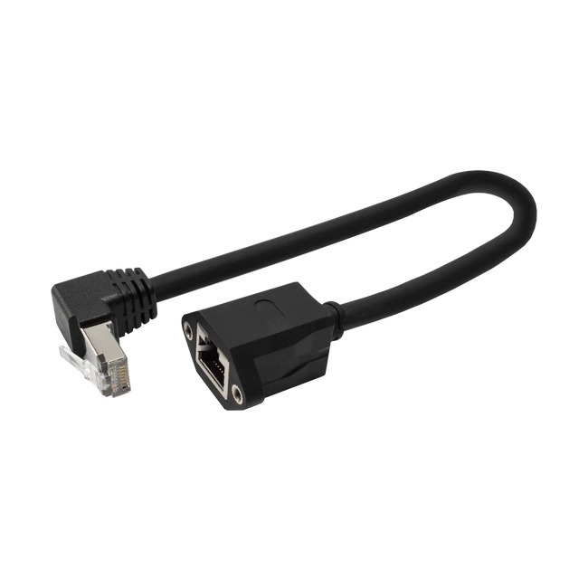 Downward 90°Angle RJ45 LAN Network Extension Cable
