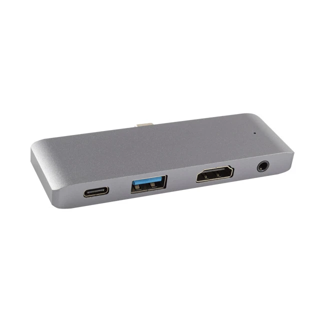 4 In 1 Type C To HDMI/USB/Aux PD Docking Station