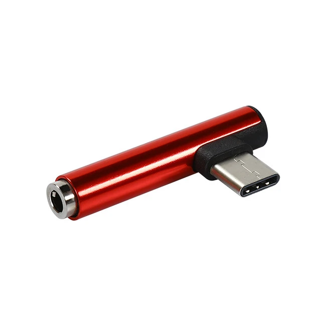 USB C To Audio Angled Adapter
