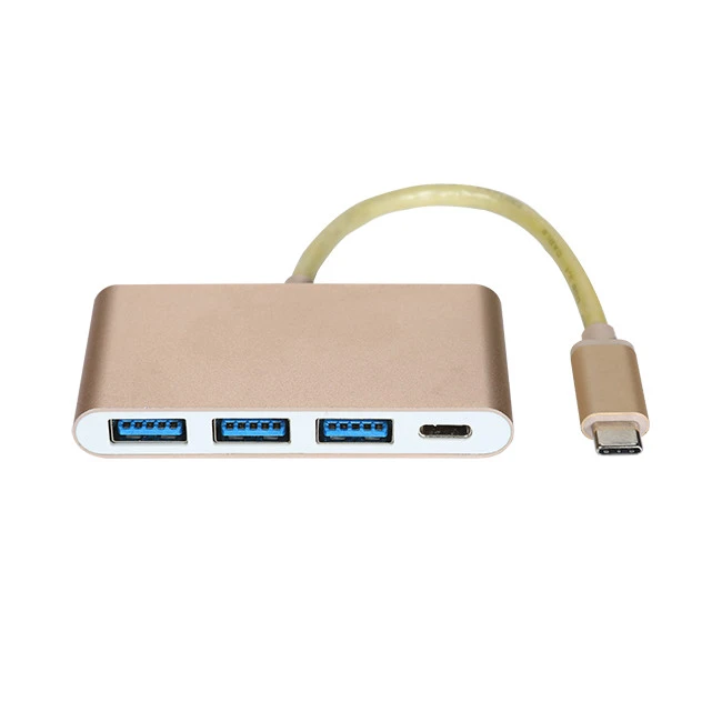 Type C To 3 USB 3.0 Ports HUB With PD