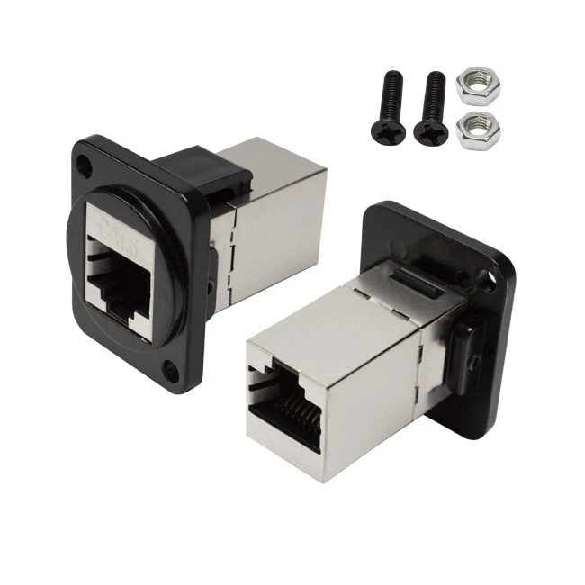 RJ45 Waterproof Connector Adapter Female Coupler Extender
