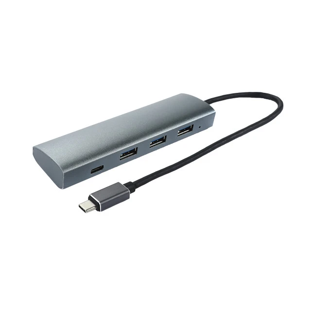 USB C 3 Ports Hub With USB C PD