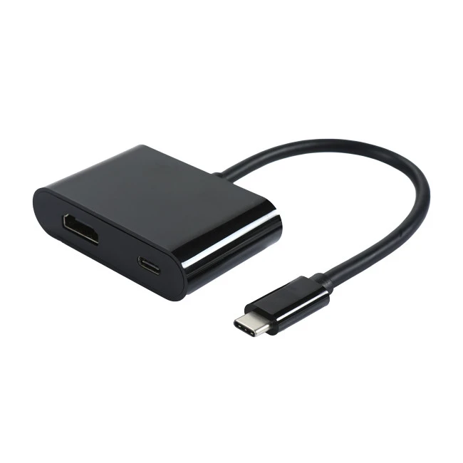 USB 3.1 Type C To HDMI adapter with USBＣ PD