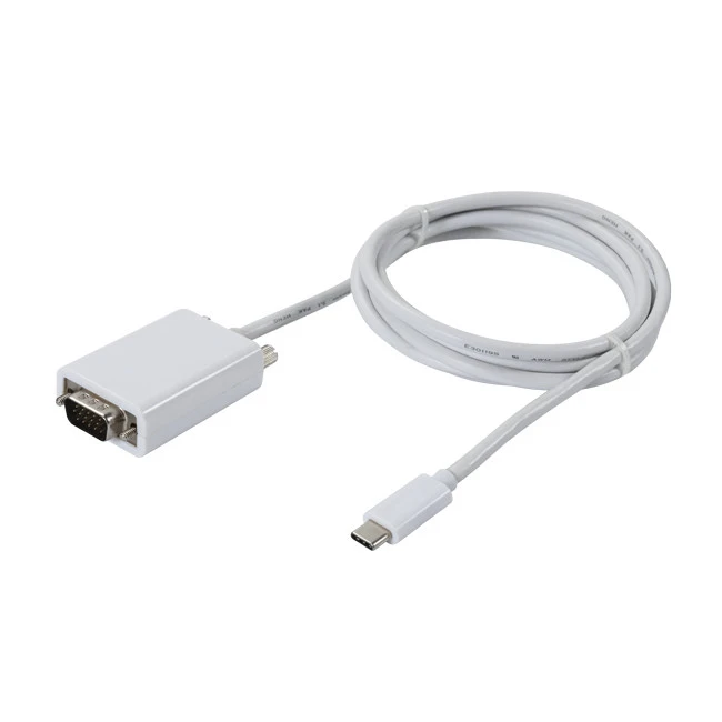 USB C Male To VGA Male Adapter Cable