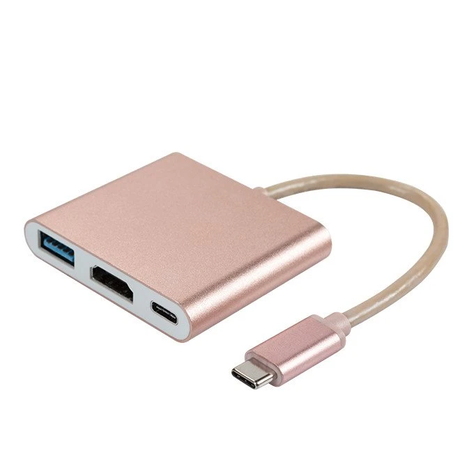 3-IN-1 USB-C Hub with PD Port